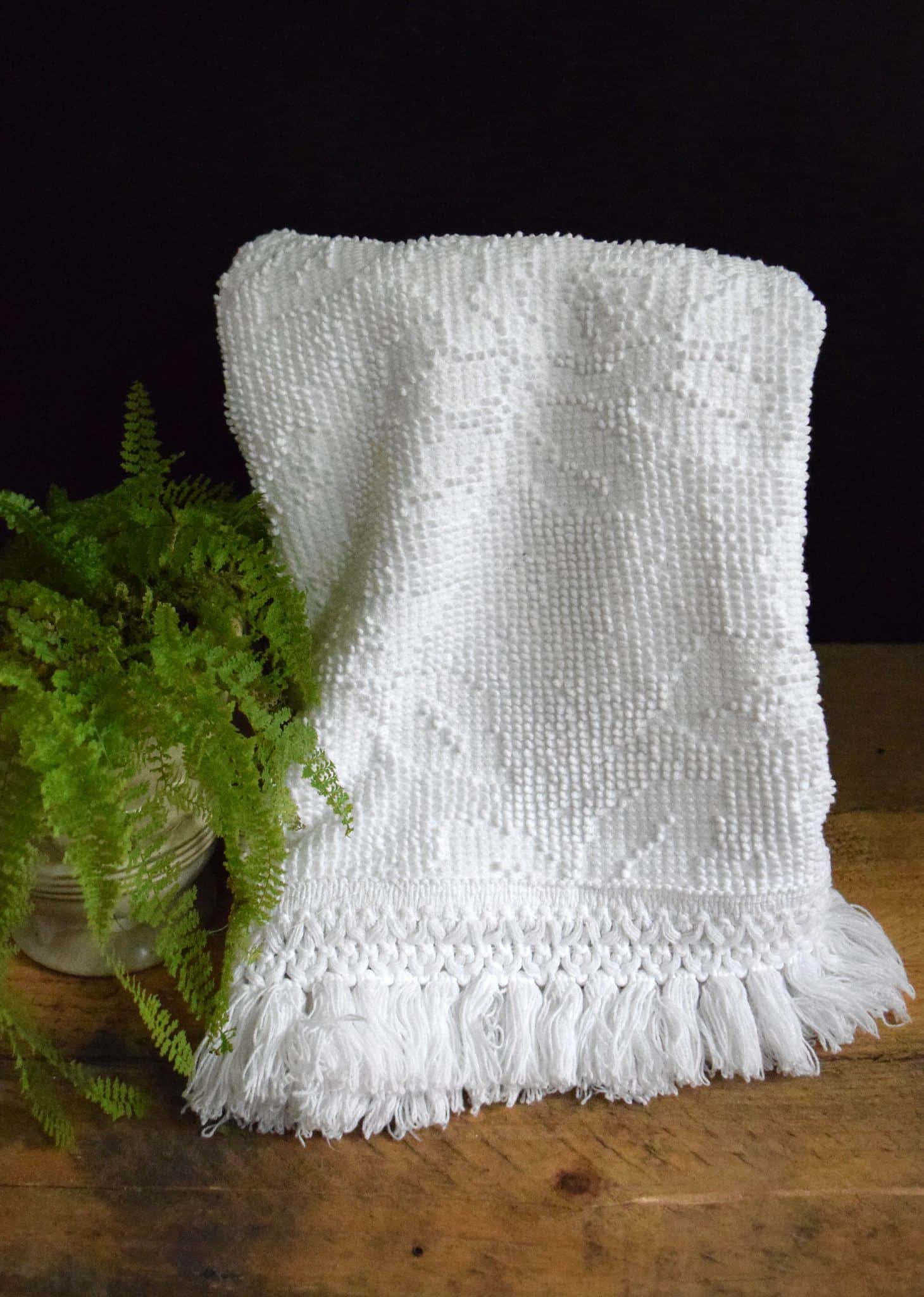 Upcycle a Candlewick Bedspread • Nourish and Nestle