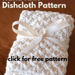 handknit washcloth pattern great for beginners.