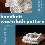 2 views of handkit washcloth pattern