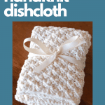 easy handkit dishcloth on table