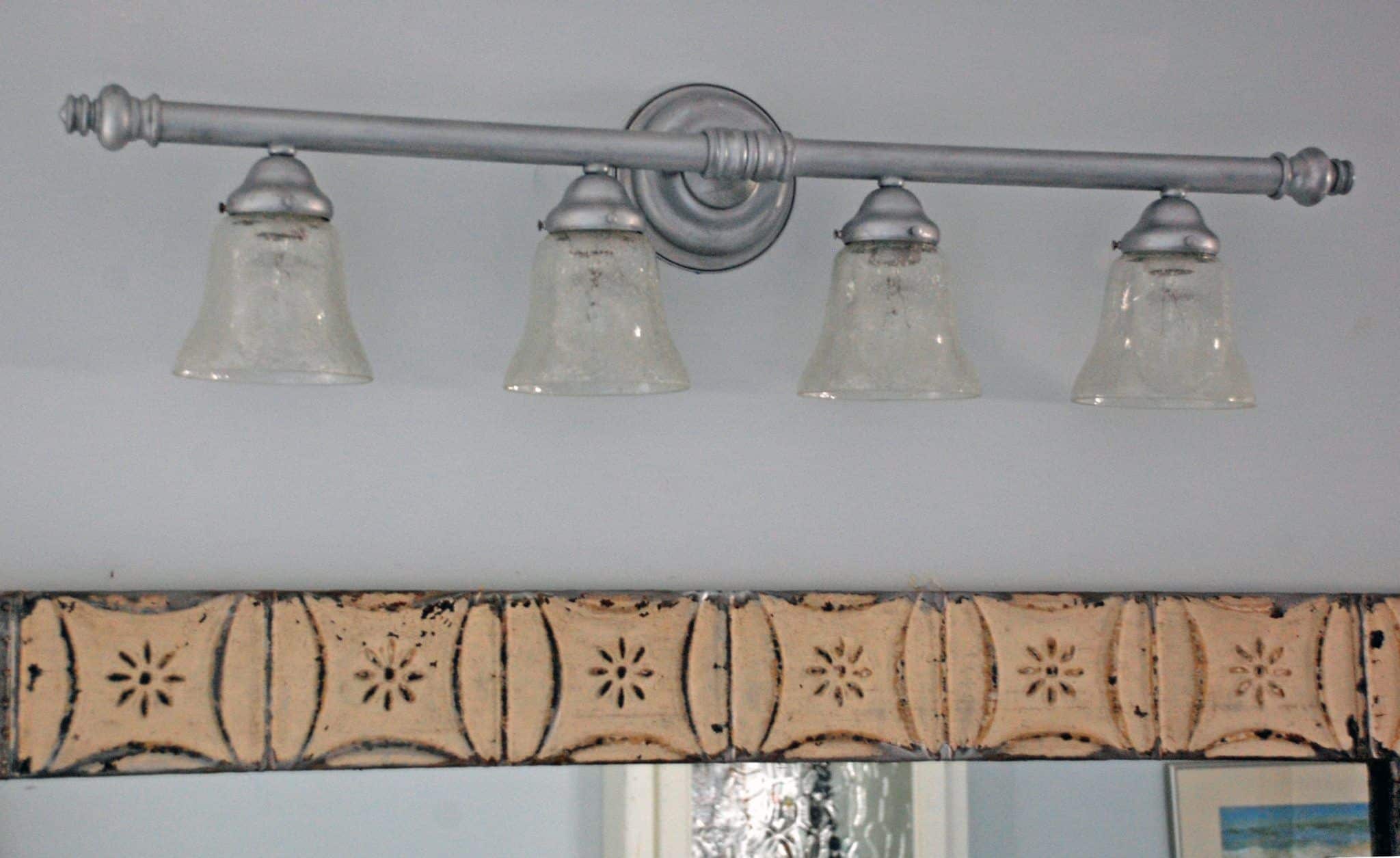 Using Rub'n Buff to update a light fixture · Nourish and Nestle