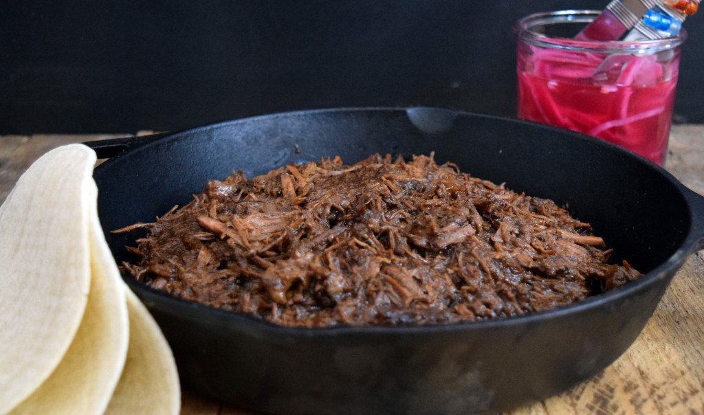 Beef Barbacoa Tacos with Pickled Red Onions make a delicious dinner for a special occasion, like Cinco de Mayo, or just for any night.