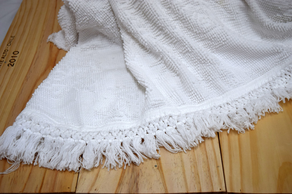 Upcycle a Candlewick Bedspread • Nourish and Nestle