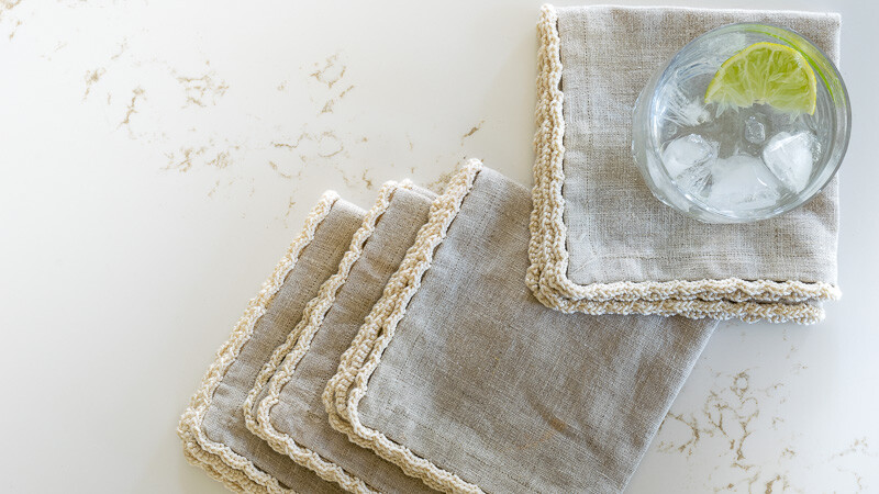 How To Make Your Own Linen Napkins (Placemats) - So Much Better