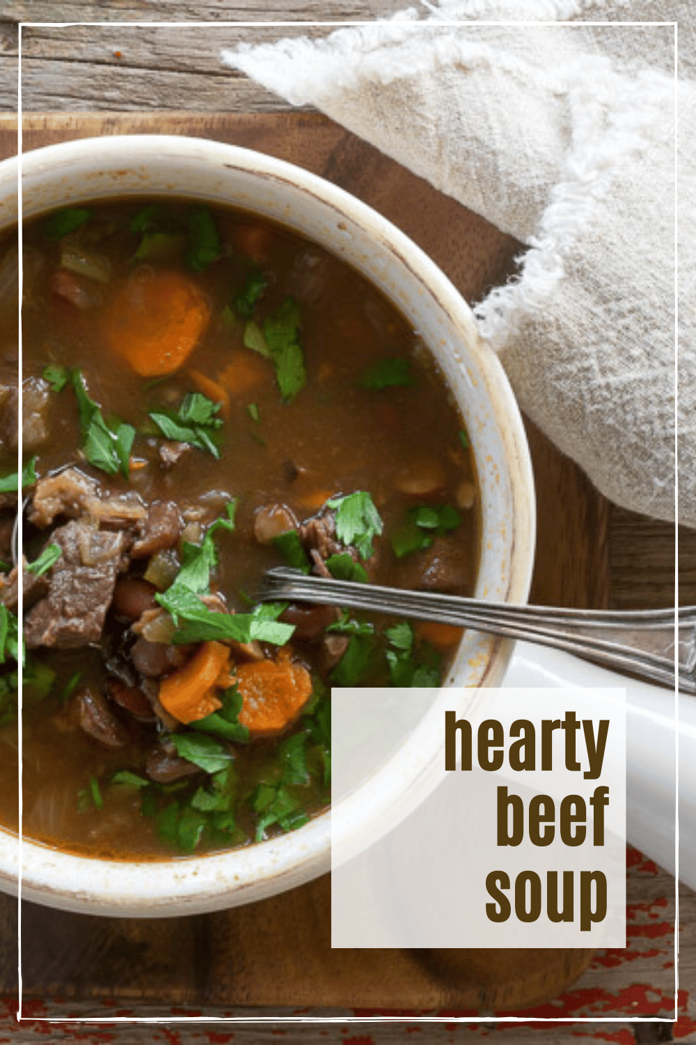 bowl of hearty beef soup