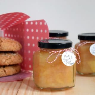 Rum Spiced Pear Jam and Gingerbread Scones