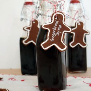 Gingerbread Syrup at www.nourishandnestle.com