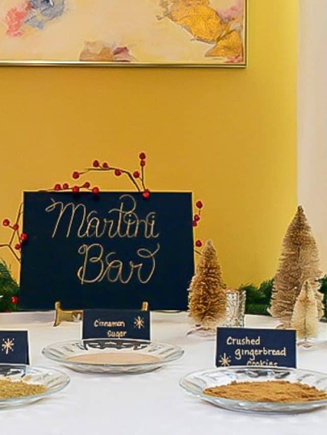 Christmas Party Martini Bar Story