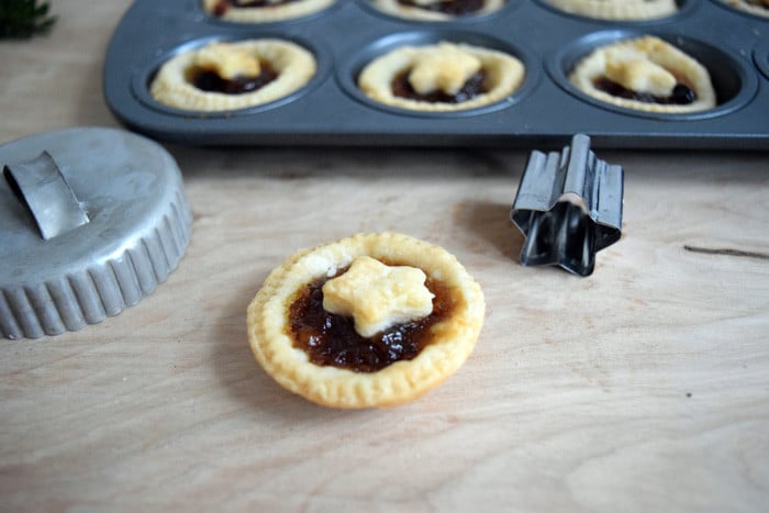 Mincemeat Tart Recipe: tarts just like mini mincemeat pies, cooling on table