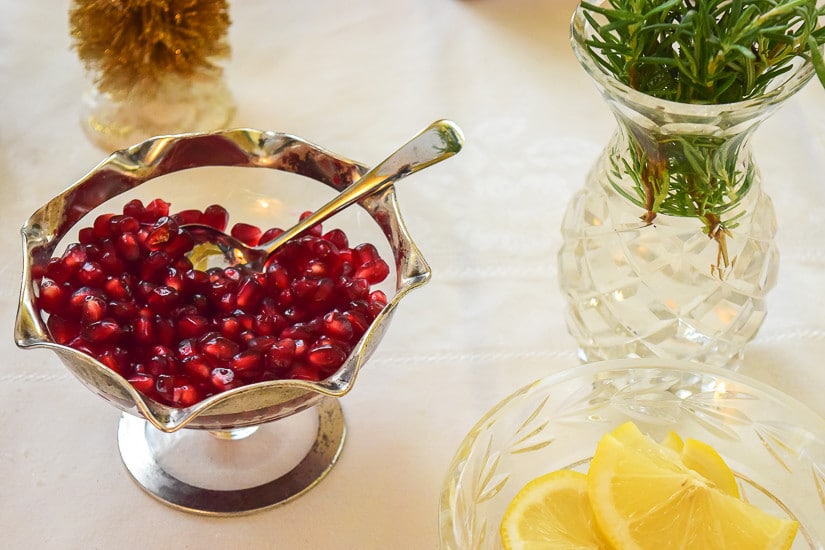 Recipes for and suggestions on how to create a fabulous martini bar, perfect for holiday, Christmas or anytime entertaining