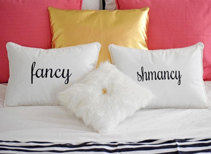 A Passel of Pretty, Fancy Shmancy DIY Pillows