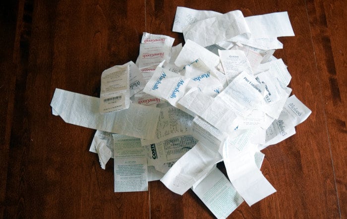 Home Decluttering Tips: Office Declutter - scan receipts to declutter home and office