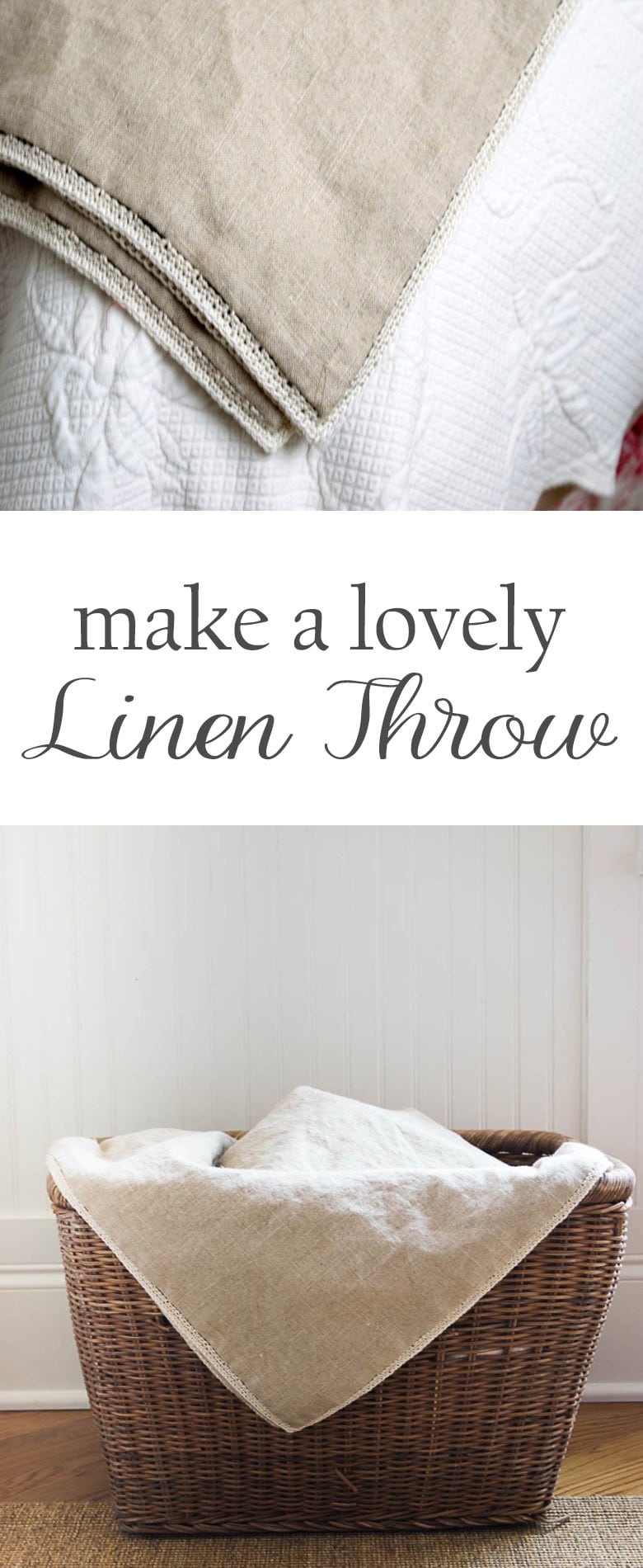 A Linen Throw for the Warmer Months · Nourish and Nestle