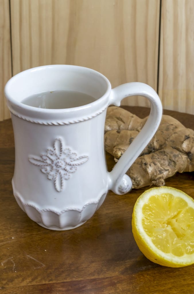 Make a batch of frozen ginger lemon tea cubes and its easy to make a cup of healthy ginger lemon 'tea' every morning.
