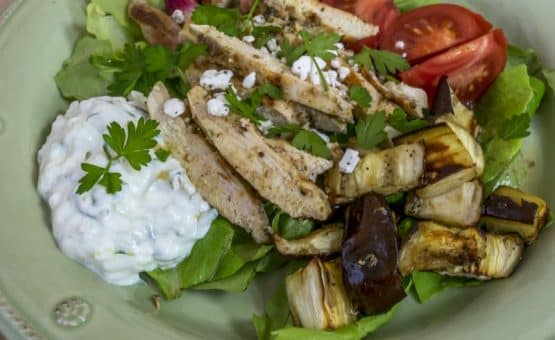 Recipes for everything necessary for an easy to make and healthy Greek Salad, perfect for a main course.