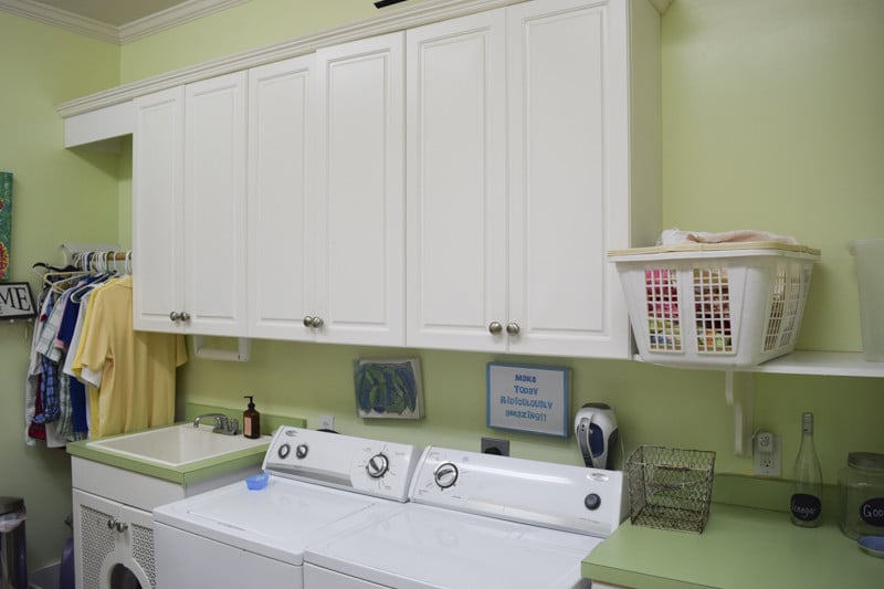 'Before' Image of Laundry Room for One Room Challenge