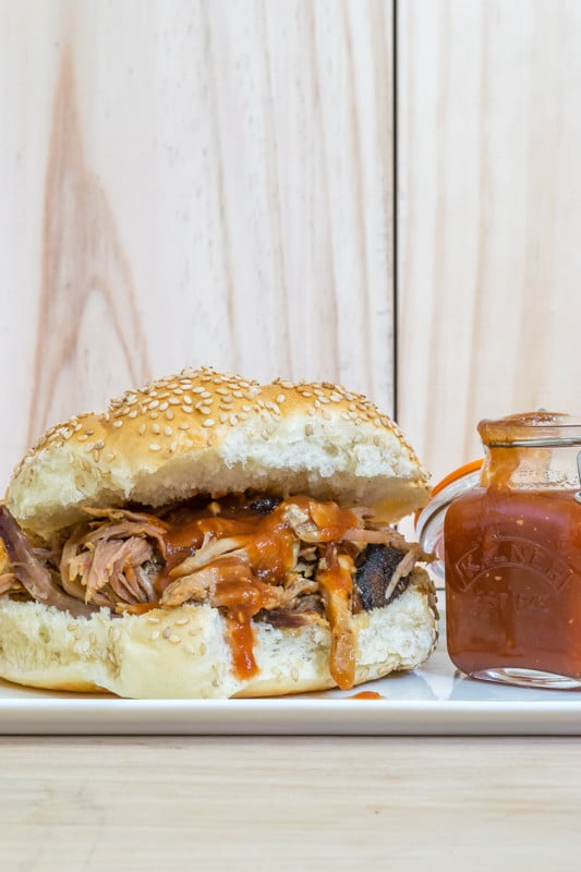 Recipe for the perfect pulled pork, including brine, rub and barbecue sauce. Tips and instructions included to make your first attempt a success.