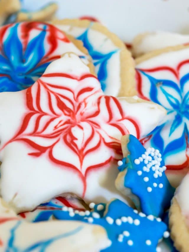 Red, White, and Blue Sugar Cookies Story