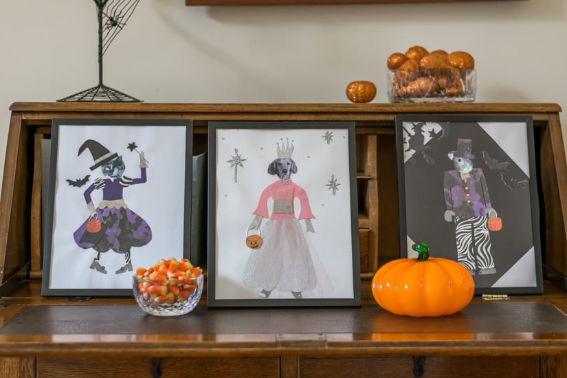 Include your four-legged family members in your Halloween decorations this year. This easy Halloween craft is fun for kids AND adults!