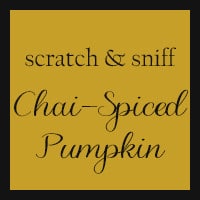 Baked Pumpkin Donut Recipe: chai-spiced-pumpkin-scratch-and-sniff sticker