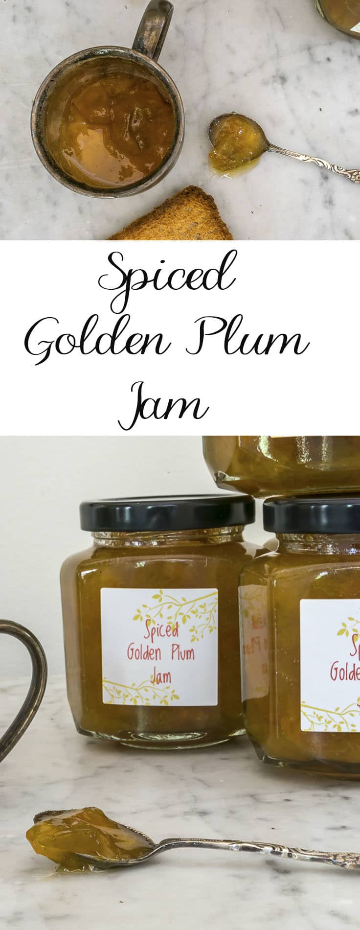 Spiced Golden Plum Jam Recipe