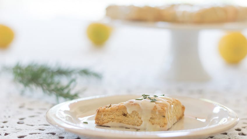Lemon Rosemary Scones for Facebook