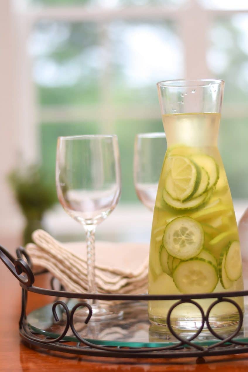 Summer White Wine Sangria · Nourish and Nestle