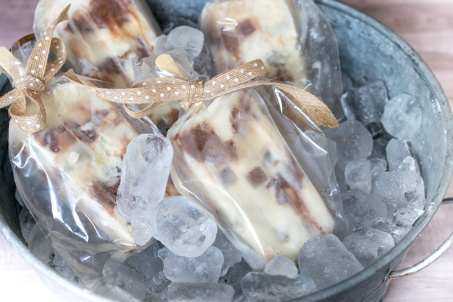 Tuck these Popsicles in treat bags and serve over ice at your next gathering.
