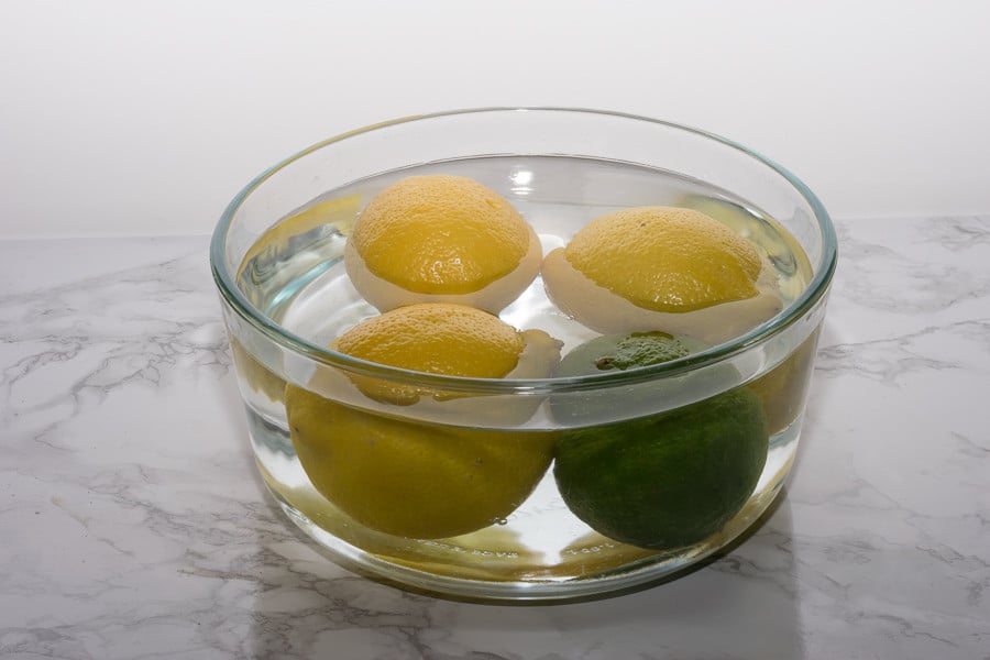 Easy Lifehack...extend the life of your lemons and limes by keeping them in a bowl of water