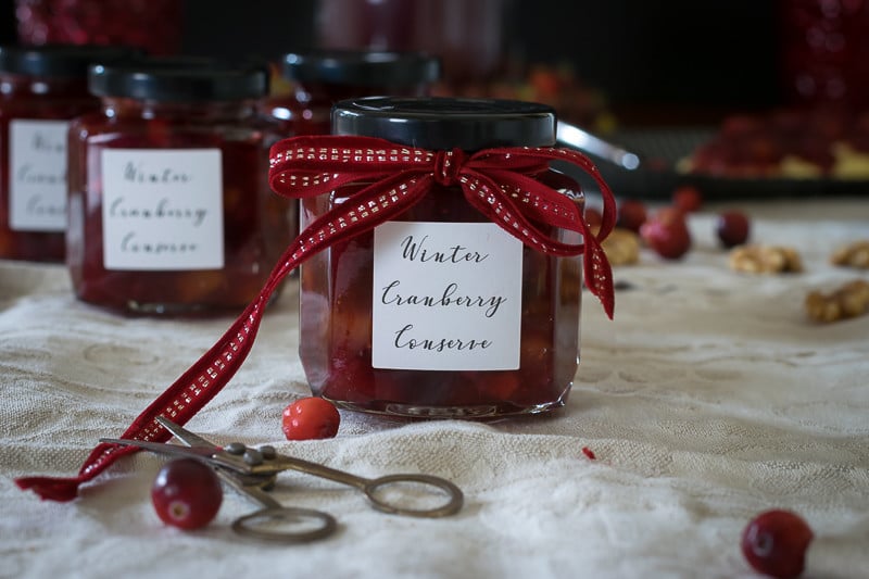 Winter Cranberry Conserve is the perfect gift