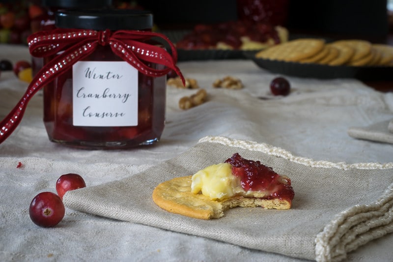 Winter Cranberry Conserve is the perfect gift and treat for Christmas