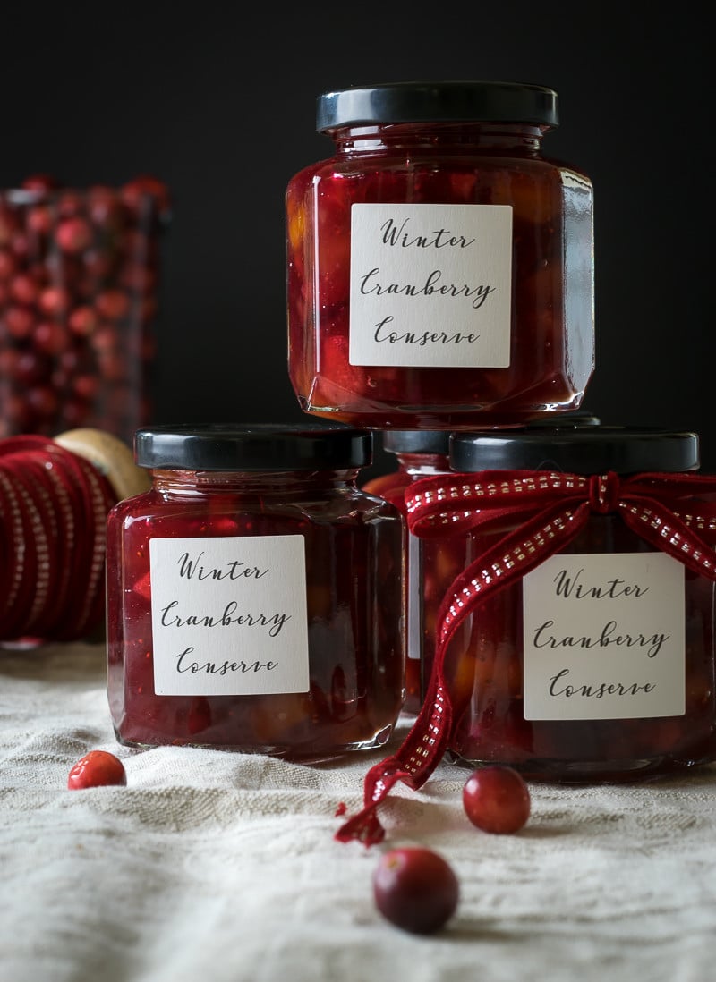 Prepare your jars of Spiced Winter Cranberry Conserve so you'll be ready for the holidays.