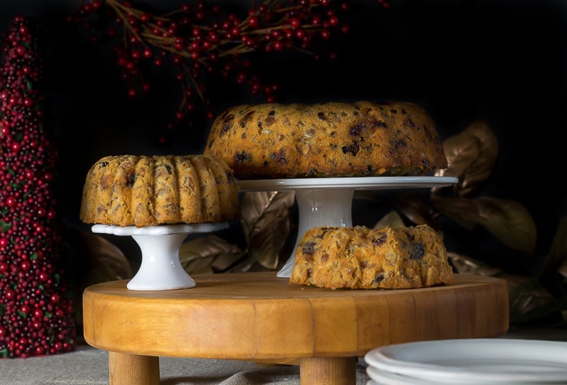 A trio of White Fruit Cakes - this moist fruit cake recipe is perfect for Christmas gifting and noshing.