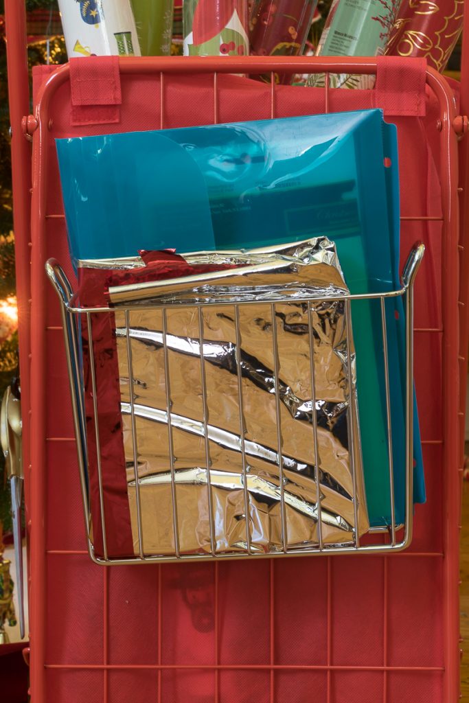 Make a DIY Wrapping Paper Organizer Cart · Nourish and Nestle