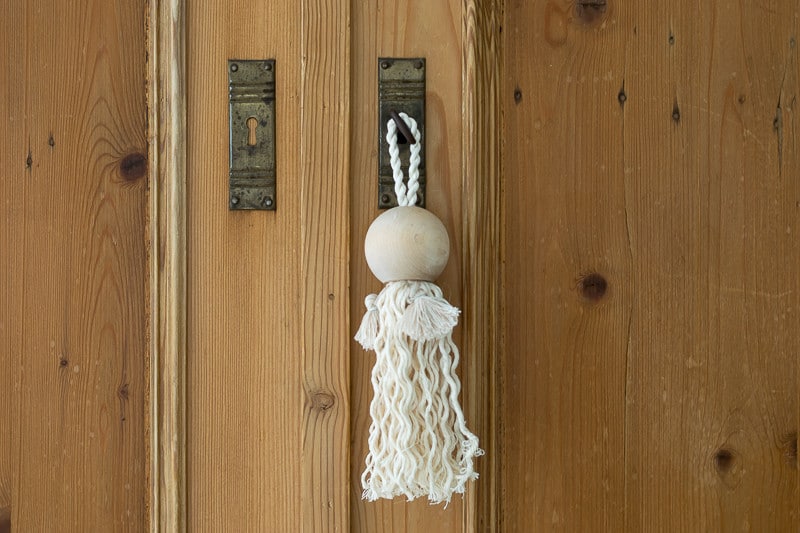 Make Decorative Tassels with Large Wood Beads