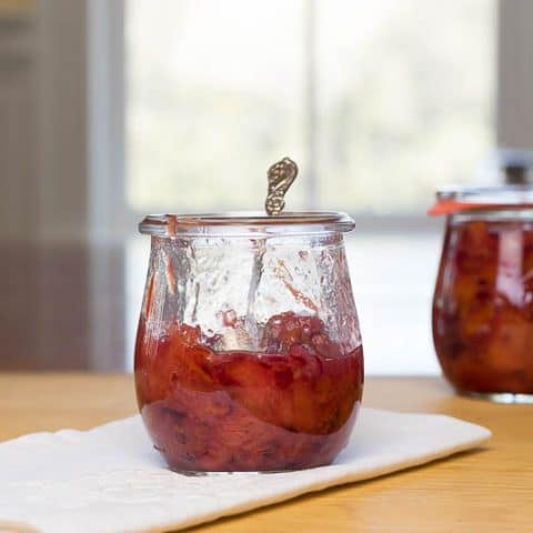 Blood Orange and Plum Preserves combines tart, fresh plum with beautiful and sunny blood oranges for a delightful burst of sunshine on your toast or biscuit.