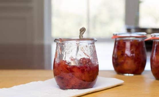 Blood Orange and Plum Preserves combines tart, fresh plum with beautiful and sunny blood oranges for a delightful burst of sunshine on your toast or biscuit.