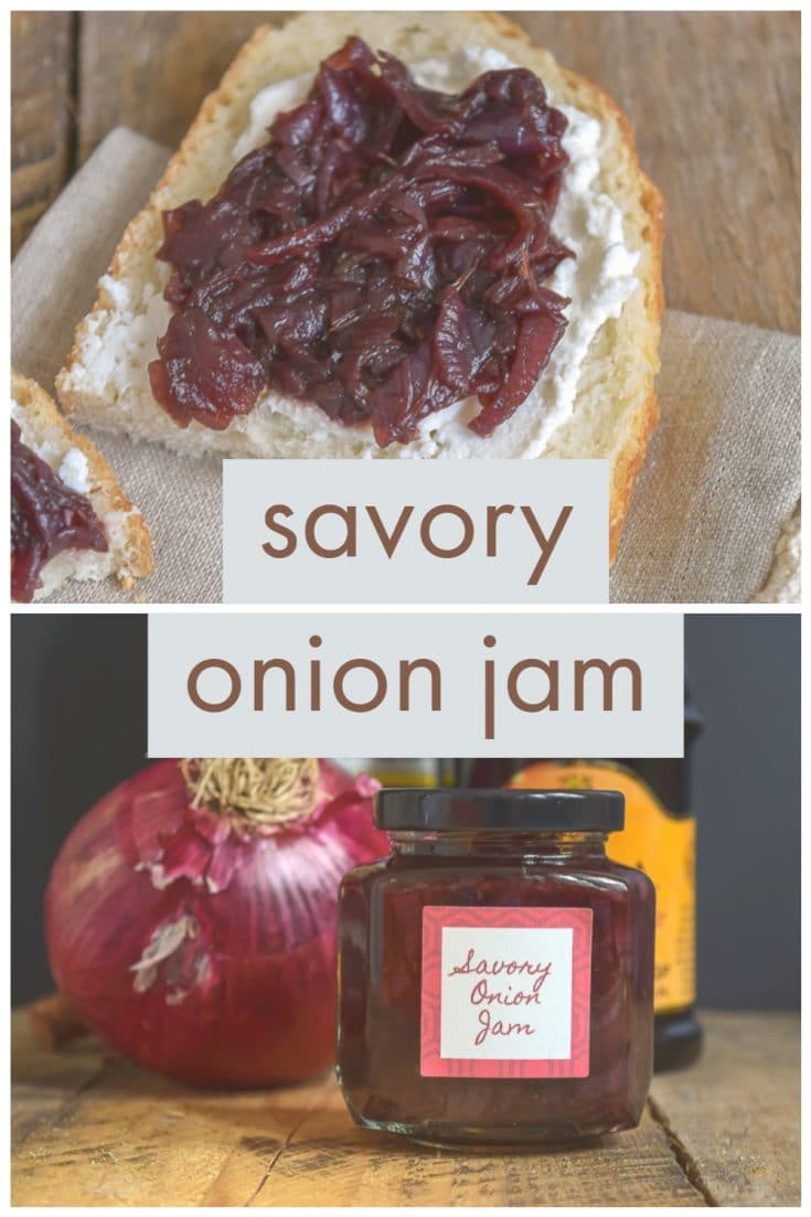 Savory Red Onion Jam Recipe · Nourish and Nestle