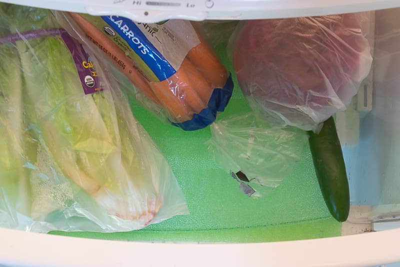 liner in produce drawer
