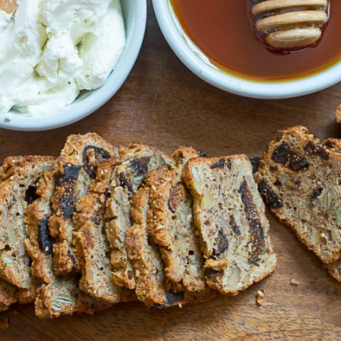 Rosemary Fig and Nut Bread (gluten-free)