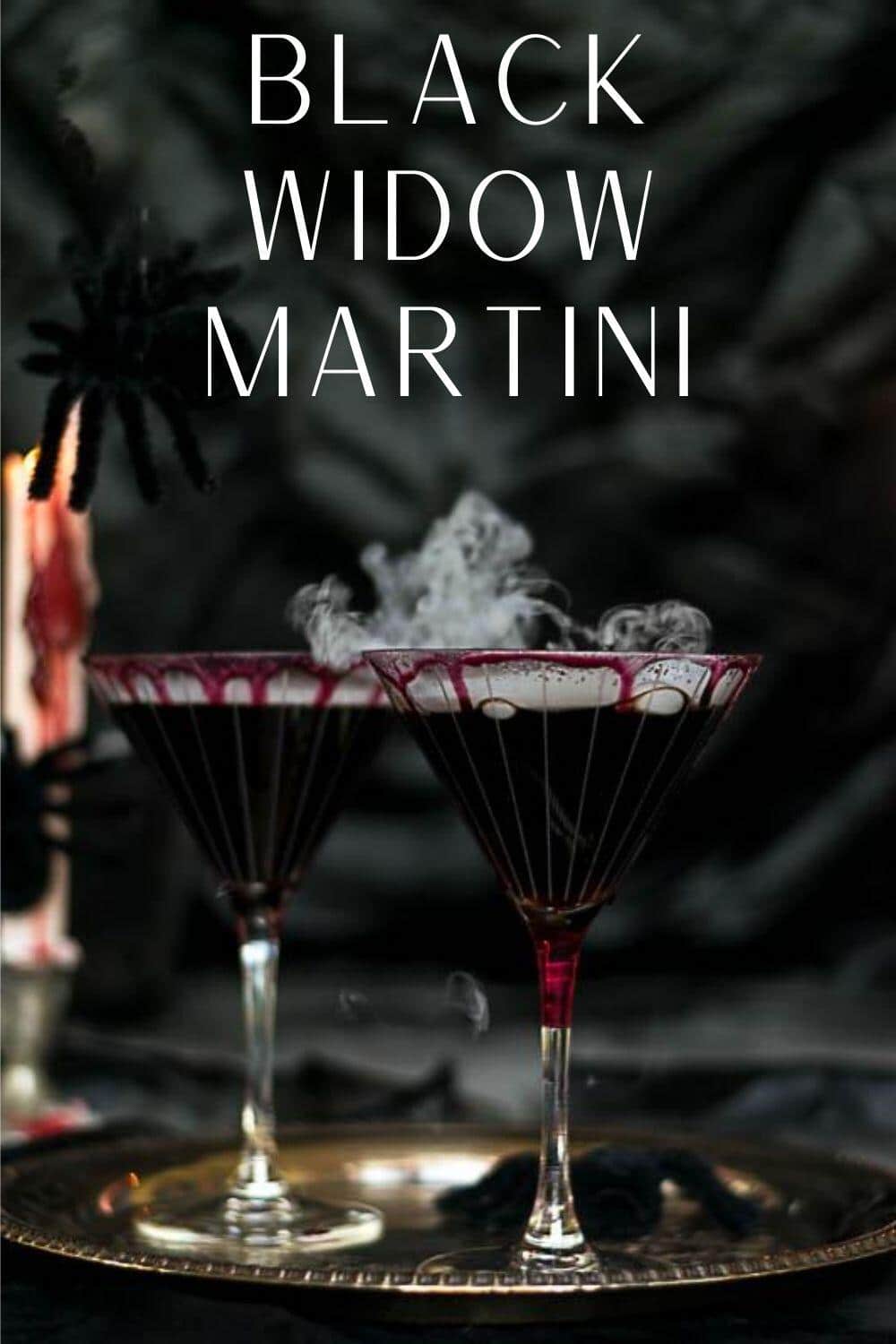 Black Widow Martini: a Delightfully Dreadful Drink · Nourish and Nestle