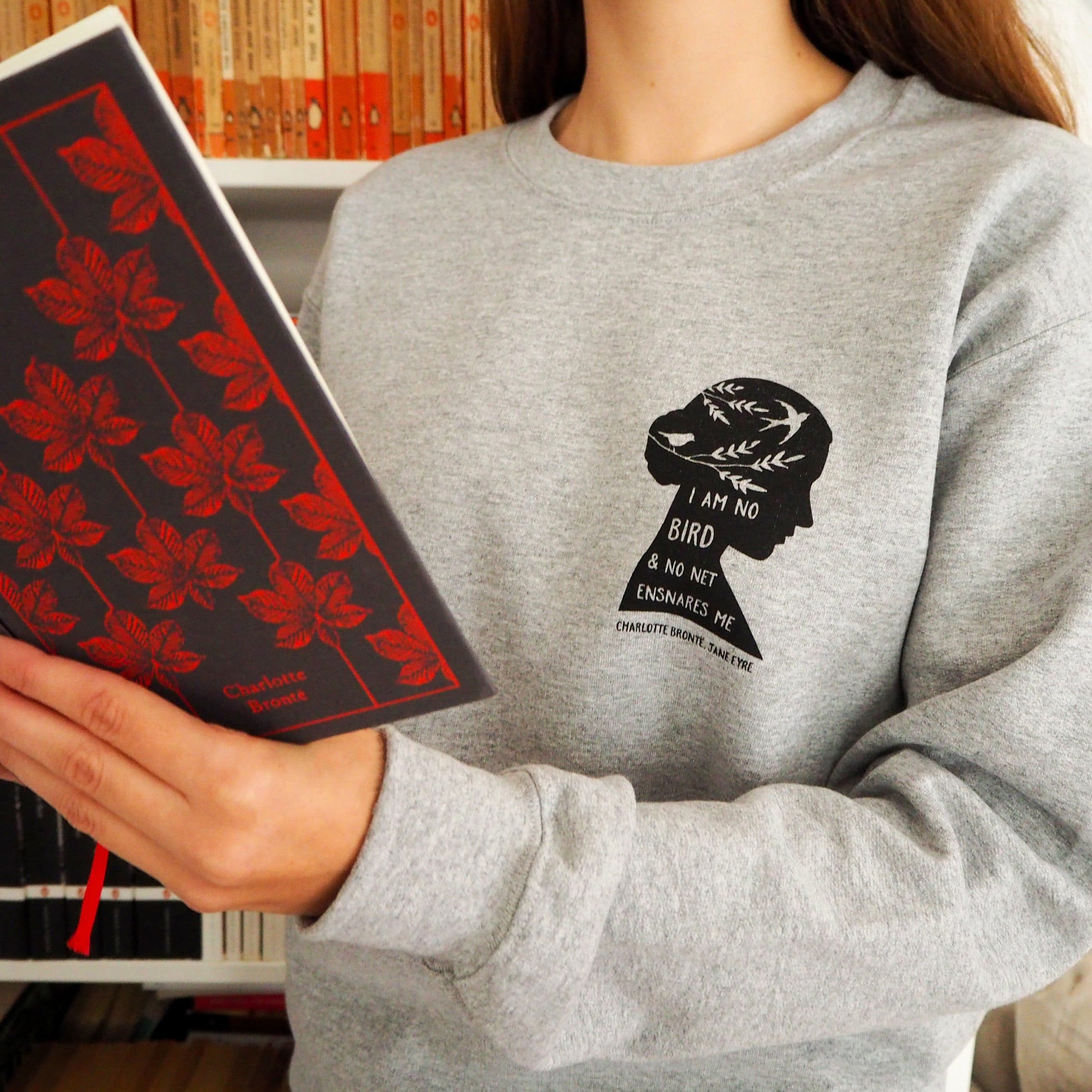gift ideas for readers: sweatshirt with book verses