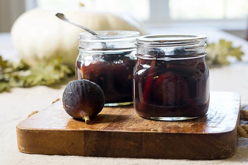 Canned Figs in Spiced Honey