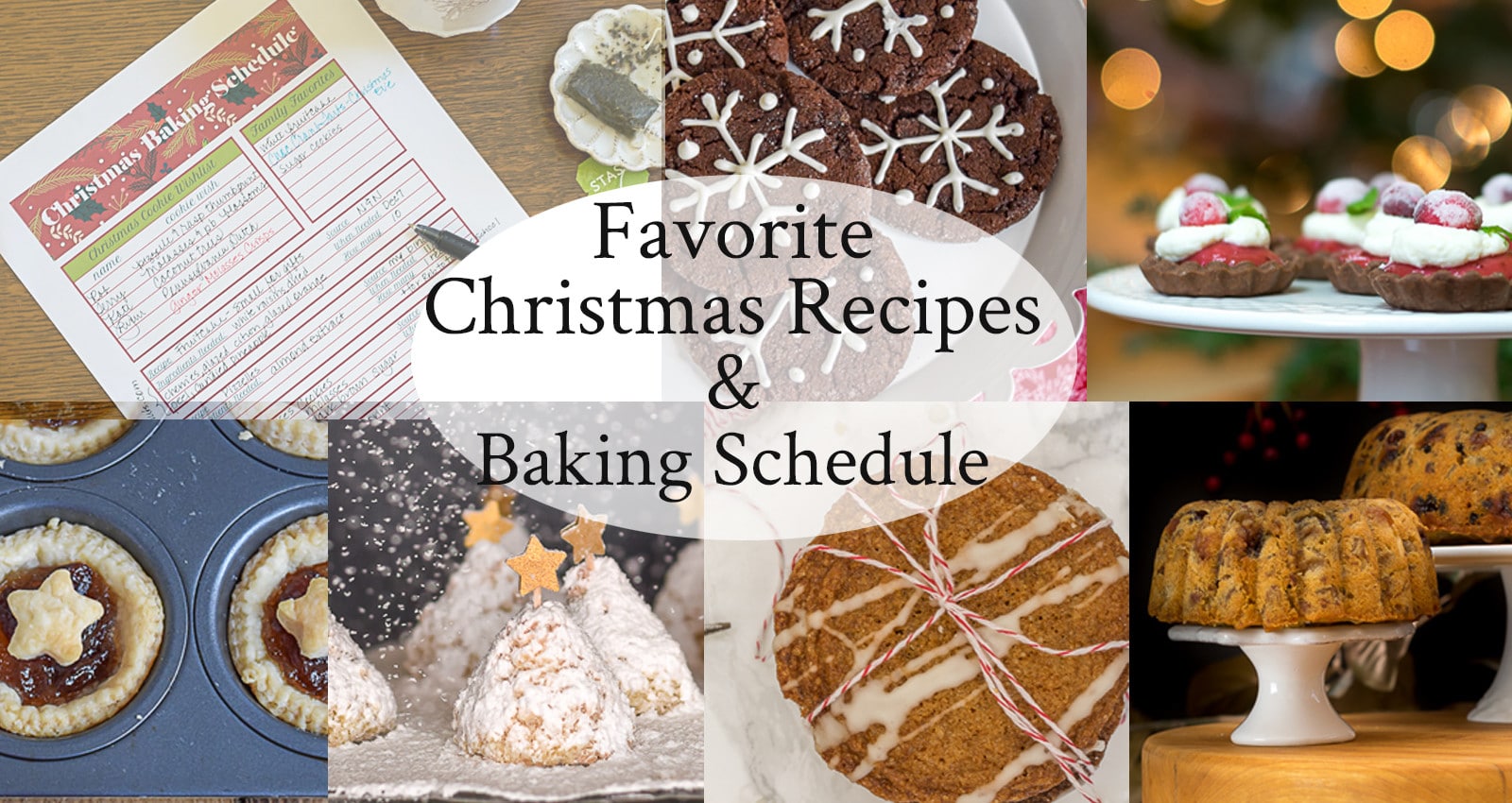Holiday Baking Plan: Recipes & Free Baking Schedule