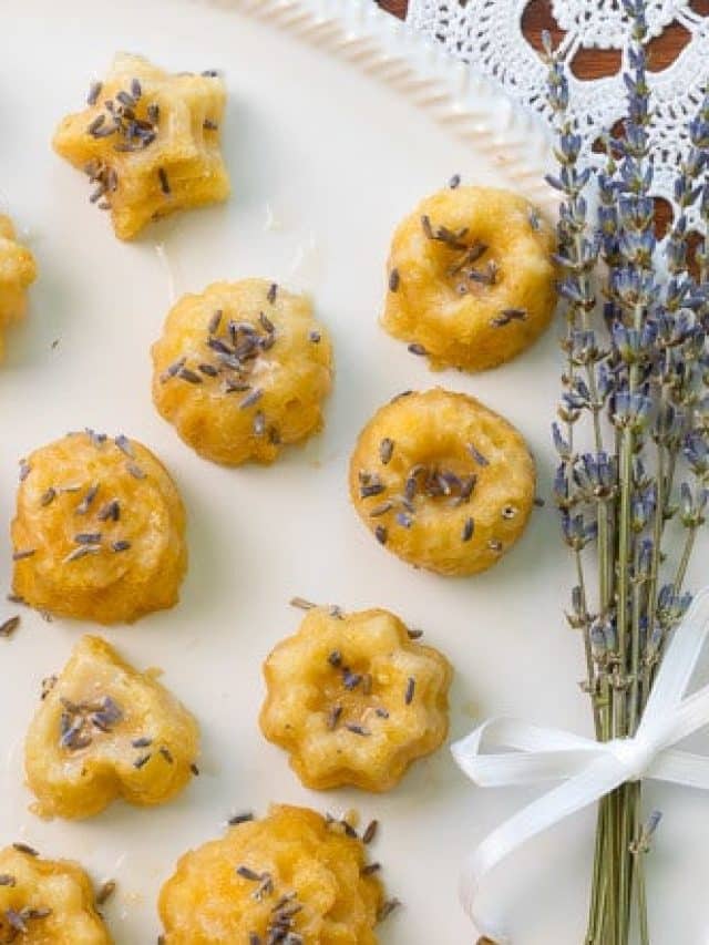 Vanilla Tea Cake Recipe with Lavender Glaze Story