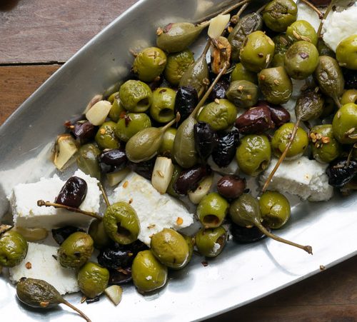 An Easy Appetizer Recipe; Roasted Ripe Olives