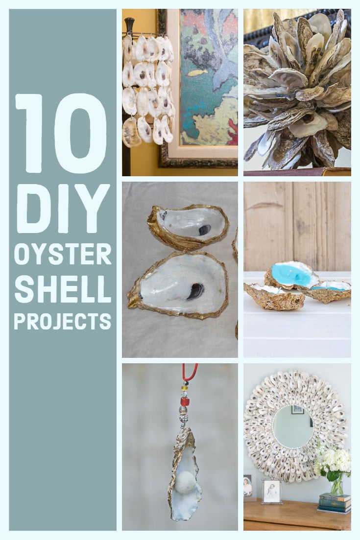 pin for 10 DIY Oyster Shell Crafts