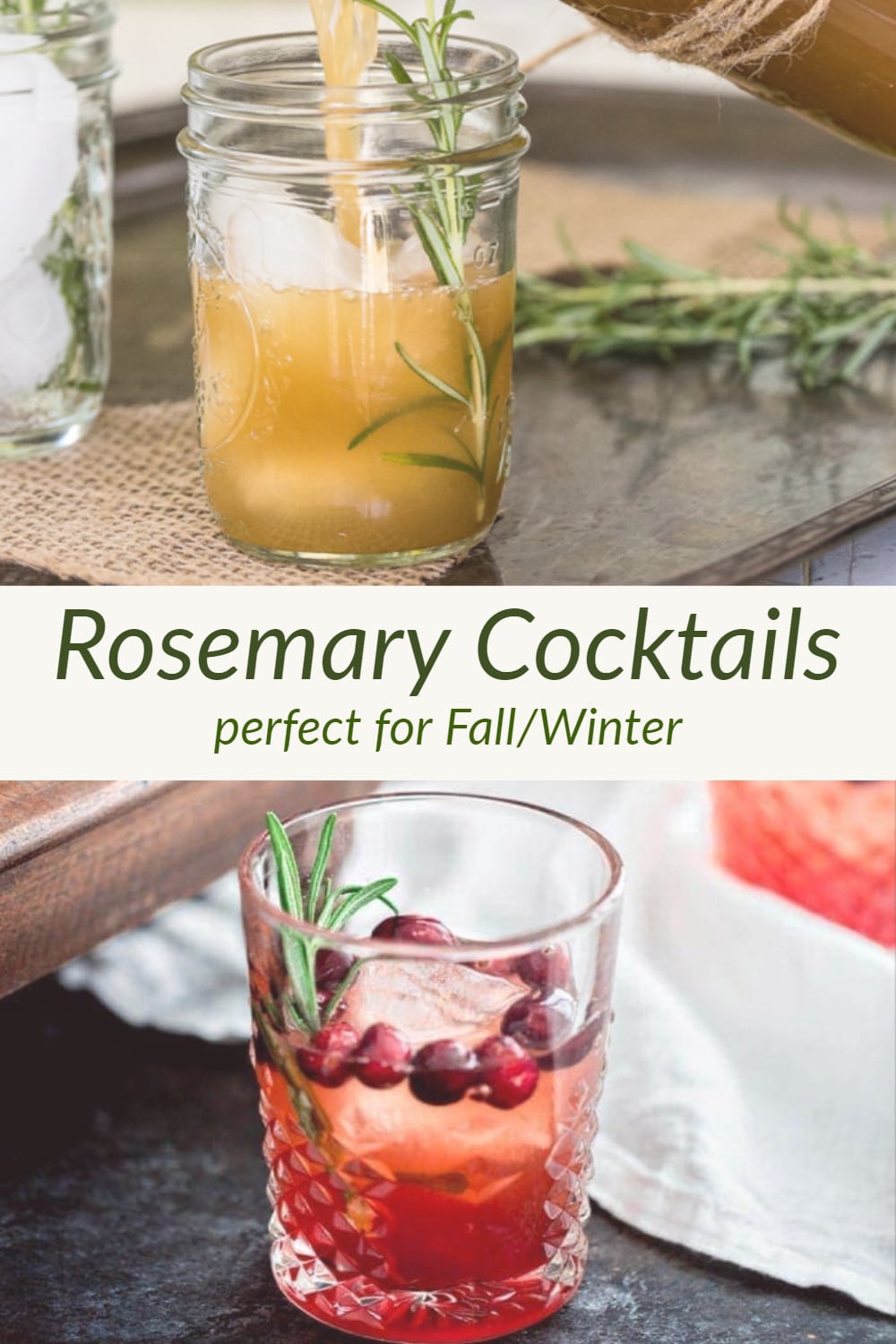pin for rosemary cocktails for cooler weather
