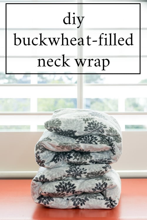 A stack of neck and shoulder wraps