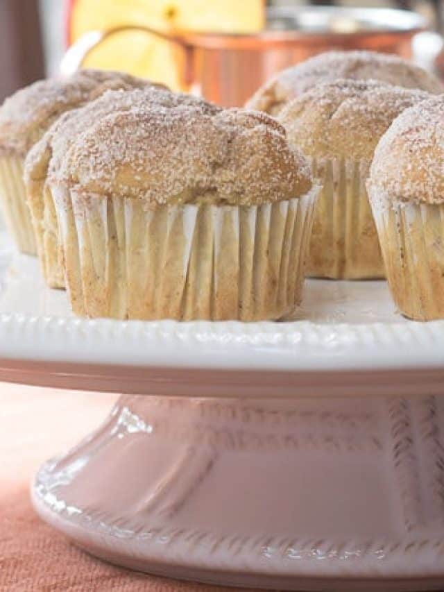 Apple Cider Muffins with Apple Filling Story